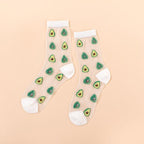 Novelty Harajuku Crystal Silk Tide Socks Funny Sunflowers Vines Flowers Happy Socks Casual High Quality Socks for Women