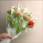 Hand-Woven Rose Bouquet for Valentine's and Mother's Day
