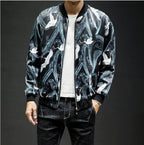 Embroidered Baseball Jacket and Casual Jacket