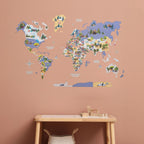 Nursery World Map Indigo - SJB-DIAMOND ELITES