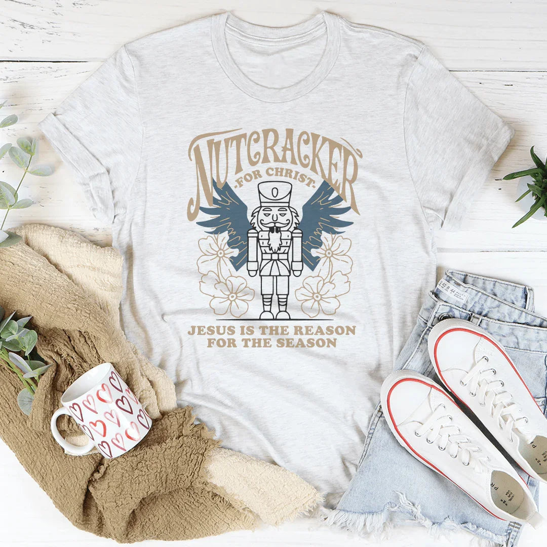 Nutcracker For Christ Tee Peachy Sunday