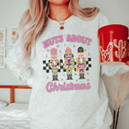 Nuts About Christmas Sweatshirt Peachy Sunday