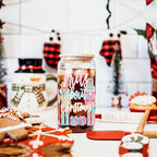 Nutcracker Pastel Holiday Nuts 17oz Tin Festive Christmas Gift Jar For Parties BandsCo Straps
