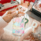 Nutcracker Pastel Holiday Nuts 17oz Tin Festive Christmas Gift Jar For Parties BandsCo Straps