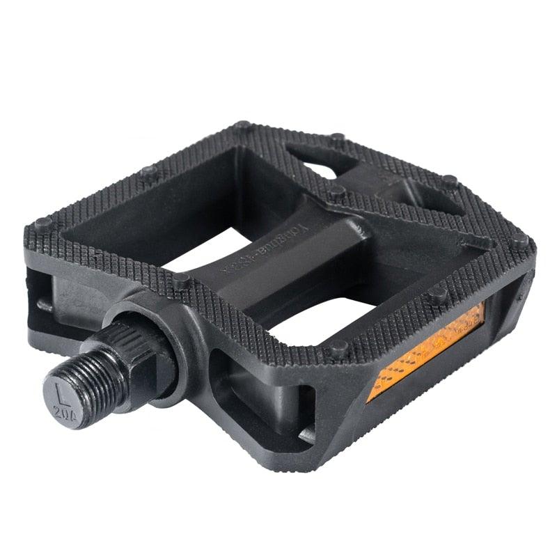 Nylon Bicycle Pedals Ultralight Flat Platform Bike Pedals For Mountain Bike 9/16'' 1/2" Cycling Sealed DU Bearing Pedals Mountain Bike Pedals Pedals Lightweight Nylon Composite Bicycle Flat Pedals Bearing Bike Platform Pedals For Mountain Bikes Stevvex