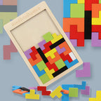 Children's Tetris Wooden Puzzle Pi-Mart