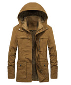 Men's Winter Fleece Thick Windbreaker Jacket Pi-Mart