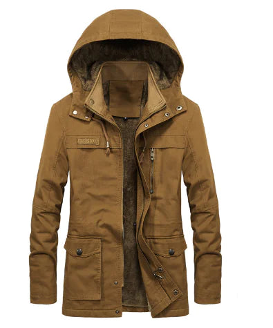 Men's Winter Fleece Thick Windbreaker Jacket Pi-Mart