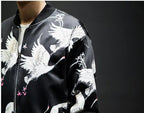 Embroidered Baseball Jacket and Casual Jacket