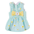 Flowers Elegant Princess Small Dog Dress Spring Summer Dog Dresses Girls Puppy Lightweight Pet Dresses