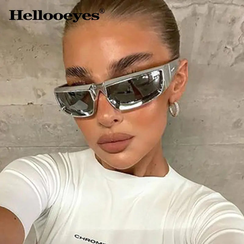 Y2K Sports Punk Sunglasses Women Men Pi-Mart