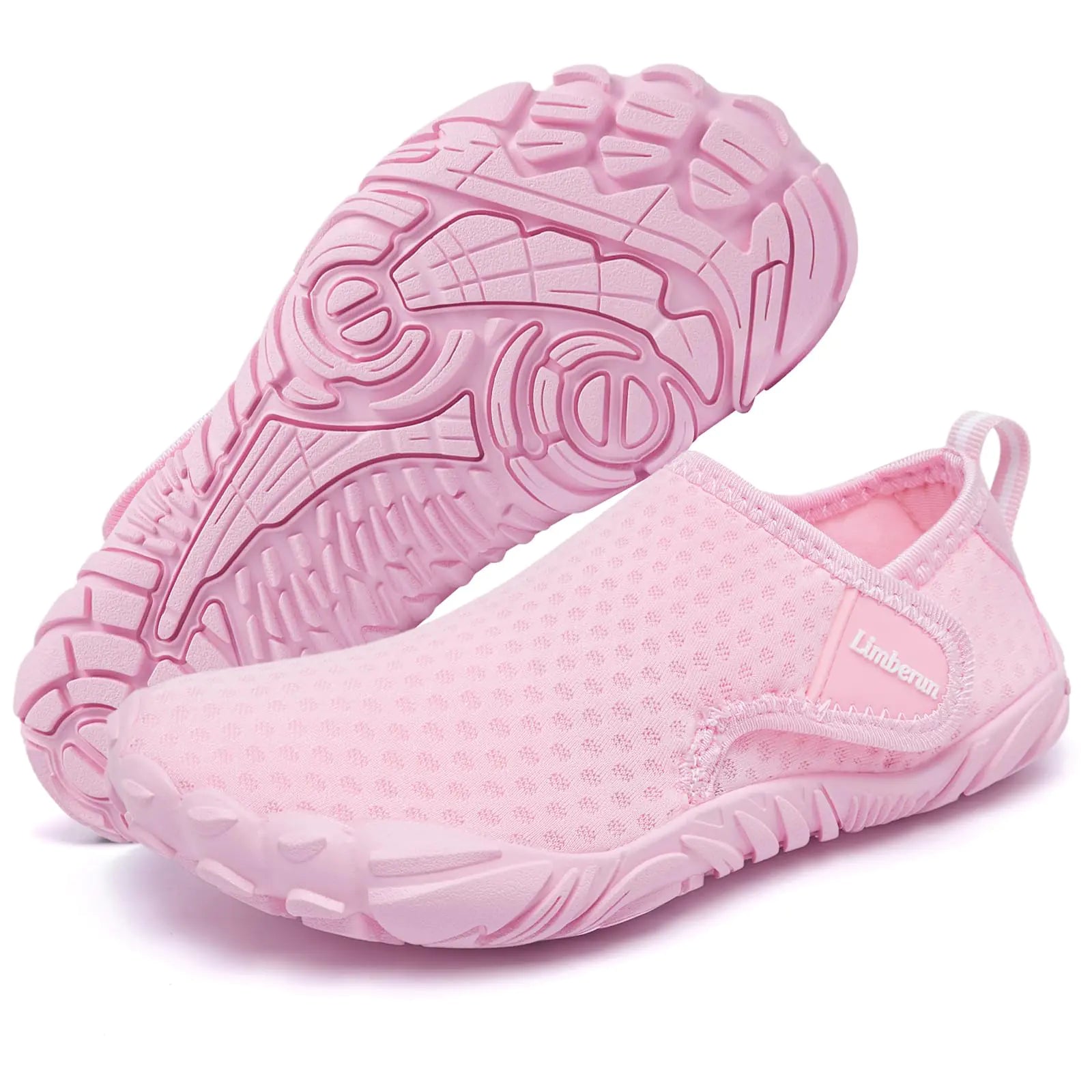 Limberun Kids Water Shoes for Girls Boys Swimming Shoes Kids Pool Shoes Kids Beach Shoes Youth Water Shoes Aqua Shoes for Kids Quick Dry Non-Slip Comfortable Pink 11.5 Pi-Mart