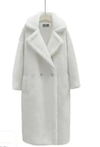 Long Winter Cashmere Lamb Winter Coat Pi-Mart