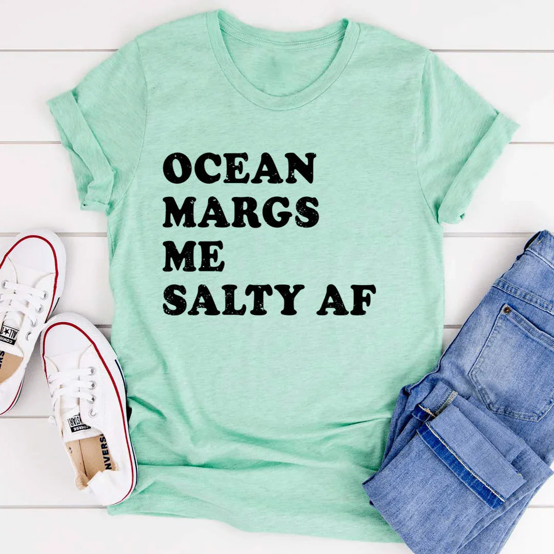 Ocean Margs Me Salty AF Tee - SJB-DIAMOND ELITES