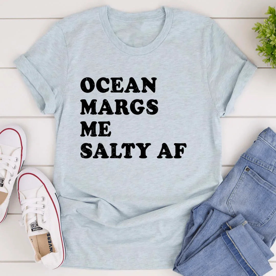 Ocean Margs Me Salty AF Tee - SJB-DIAMOND ELITES