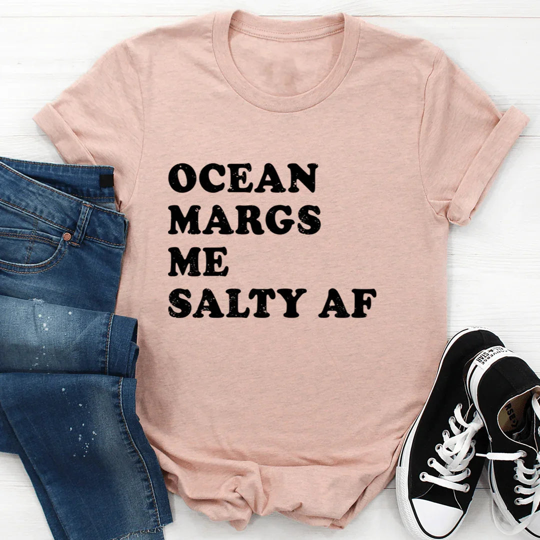 Ocean Margs Me Salty AF Tee - SJB-DIAMOND ELITES