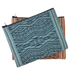 Ocean Tribal Handwoven Clutch Beach Bag Woven Mulberry Saa Lined Black Interior BandsCo Straps