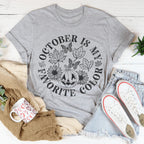 October Is My Favorite Color Tee Peachy Sunday
