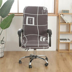 Office Chair Cover Jacquard Removable Gaming Computer Case Cushion Covers Dust Guards For Home Leisure Universal Size Modern Stretchable Cloth Polyester Universal Desk Task Chair Chair Covers Stretch Rotating Chair Slipcover Stevvex