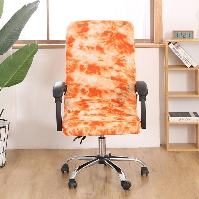 Office Chair Cover Jacquard Removable Gaming Computer Case Cushion Covers Dust Guards For Home Leisure Universal Size Modern Stretchable Cloth Polyester Universal Desk Task Chair Chair Covers Stretch Rotating Chair Slipcover Stevvex