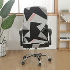 Office Chair Cover Jacquard Removable Gaming Computer Case Cushion Covers Dust Guards For Home Leisure Universal Size Modern Stretchable Cloth Polyester Universal Desk Task Chair Chair Covers Stretch Rotating Chair Slipcover Stevvex