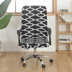 Office Chair Cover Jacquard Removable Gaming Computer Case Cushion Covers Dust Guards For Home Leisure Universal Size Modern Stretchable Cloth Polyester Universal Desk Task Chair Chair Covers Stretch Rotating Chair Slipcover Stevvex