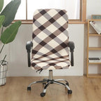 Office Chair Cover Jacquard Removable Gaming Computer Case Cushion Covers Dust Guards For Home Leisure Universal Size Modern Stretchable Cloth Polyester Universal Desk Task Chair Chair Covers Stretch Rotating Chair Slipcover Stevvex