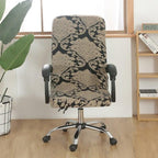 Office Chair Cover Jacquard Removable Gaming Computer Case Cushion Covers Dust Guards For Home Leisure Universal Size Modern Stretchable Cloth Polyester Universal Desk Task Chair Chair Covers Stretch Rotating Chair Slipcover Stevvex