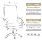 Office Chair Cover Jacquard Removable Gaming Computer Case Cushion Covers Dust Guards For Home Leisure Universal Size Modern Stretchable Cloth Polyester Universal Desk Task Chair Chair Covers Stretch Rotating Chair Slipcover Stevvex