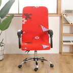 Office Chair Cover Jacquard Removable Gaming Computer Case Cushion Covers Dust Guards For Home Leisure Universal Size Modern Stretchable Cloth Polyester Universal Desk Task Chair Chair Covers Stretch Rotating Chair Slipcover Stevvex
