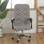 Office Chair Cover Jacquard Removable Gaming Computer Case Cushion Covers Dust Guards For Home Leisure Universal Size Modern Stretchable Cloth Polyester Universal Desk Task Chair Chair Covers Stretch Rotating Chair Slipcover Stevvex