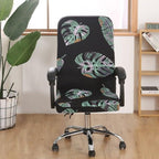 Office Chair Cover Jacquard Removable Gaming Computer Case Cushion Covers Dust Guards For Home Leisure Universal Size Modern Stretchable Cloth Polyester Universal Desk Task Chair Chair Covers Stretch Rotating Chair Slipcover Stevvex