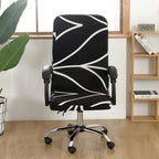 Office Chair Cover Jacquard Removable Gaming Computer Case Cushion Covers Dust Guards For Home Leisure Universal Size Modern Stretchable Cloth Polyester Universal Desk Task Chair Chair Covers Stretch Rotating Chair Slipcover Stevvex