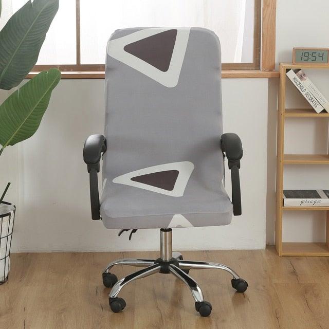 Office Chair Cover Jacquard Removable Gaming Computer Case Cushion Covers Dust Guards For Home Leisure Universal Size Modern Stretchable Cloth Polyester Universal Desk Task Chair Chair Covers Stretch Rotating Chair Slipcover Stevvex
