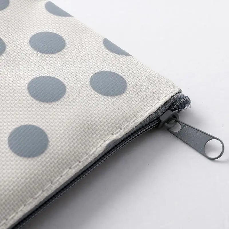 Office Simple Print Stationery Pencil Case Classic Design Pencil Pouch Simple Storage Bag Stevvex
