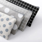 Office Simple Print Stationery Pencil Case Classic Design Pencil Pouch Simple Storage Bag Stevvex