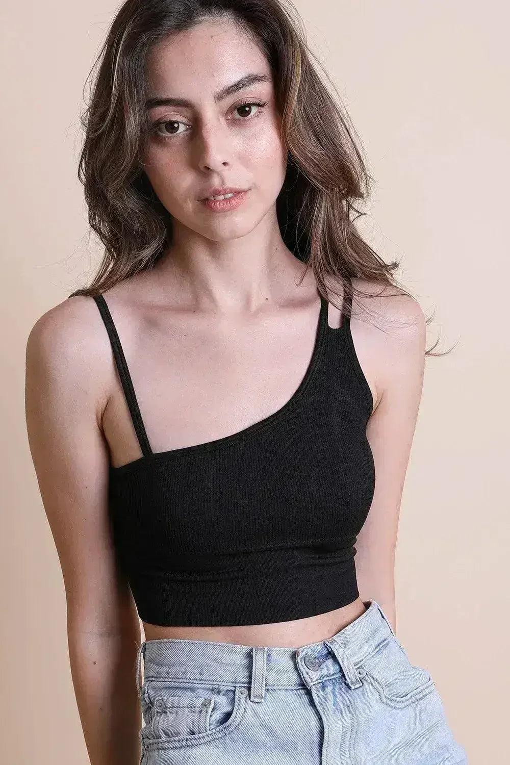 Offset Shoulder Brami Top - SJB-DIAMOND ELITES