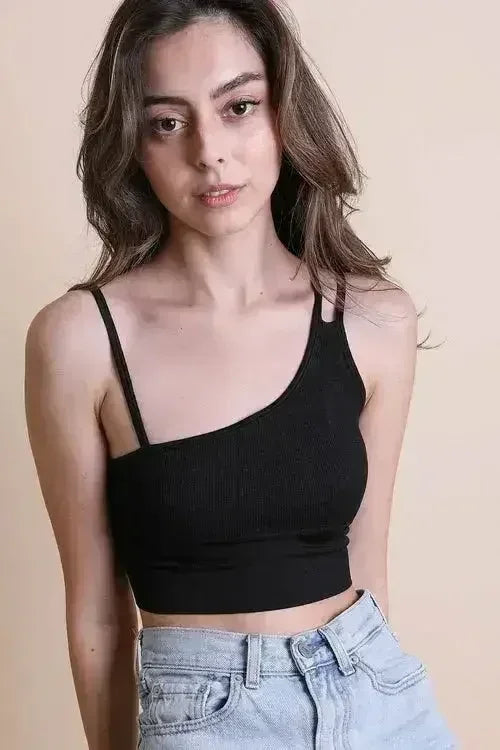 Offset Shoulder Brami Top - SJB-DIAMOND ELITES