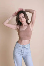 Offset Shoulder Brami Top - SJB-DIAMOND ELITES