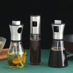 Oil Spray Pot Oil Sprayer For Cooking Spray Bottle Barbecue Multi-Function Air Fryer Glass Oil Spray Bottle Oil Bottle Dispenser Spray Bottle for BBQ Glass Spray Bottle for BBQ Salad Baking Grilling Roasting Frying Stevvex