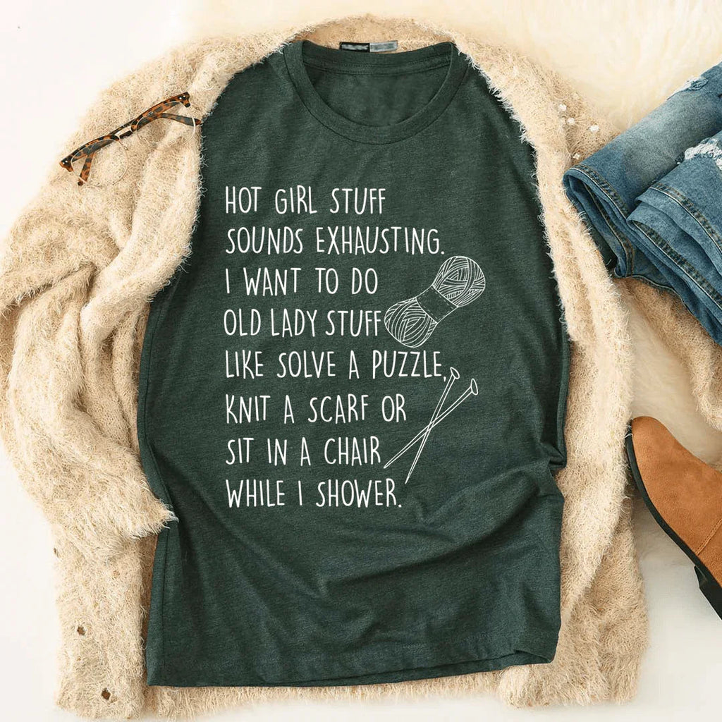 Old Lady Stuff Tee - SJB-DIAMOND ELITES