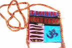 Om Embroidered Patchwork Boho Crossbody Jhola Handmade Bag