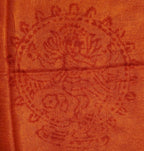 Om Symbol Printed Scarf Lightweight Boho Asian Motif