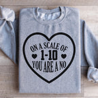 On A Scale Of 1 10 You're A No Sweatshirt