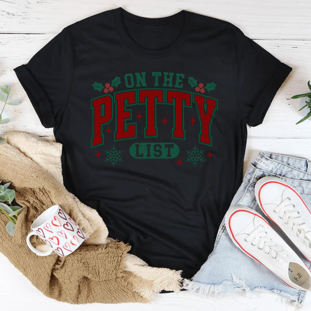 On The Petty List Tee Peachy Sunday