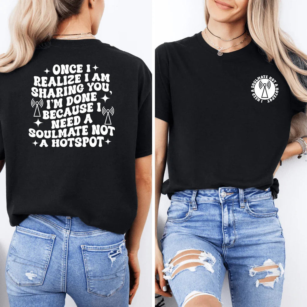 Once I Realize I Am Sharing You Tee Peachy Sunday