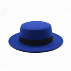 One Size Winter Autumn Cotton Women Men Fedoras Lady Retro Wide Brim  Hat Belt Fedora Hat Top Lightweight Caps Everyday Wear Hats Summer Sun Hat Stevvex