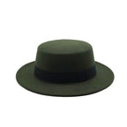 One Size Winter Autumn Cotton Women Men Fedoras Lady Retro Wide Brim  Hat Belt Fedora Hat Top Lightweight Caps Everyday Wear Hats Summer Sun Hat Stevvex