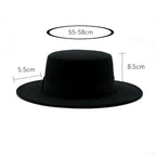 One Size Winter Autumn Cotton Women Men Fedoras Lady Retro Wide Brim  Hat Belt Fedora Hat Top Lightweight Caps Everyday Wear Hats Summer Sun Hat Stevvex