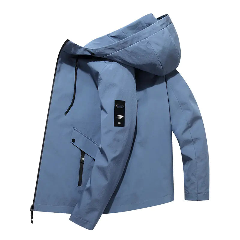 Men's Casual Lightweight Hooded Jacket for Spring/Fall Pi-Mart